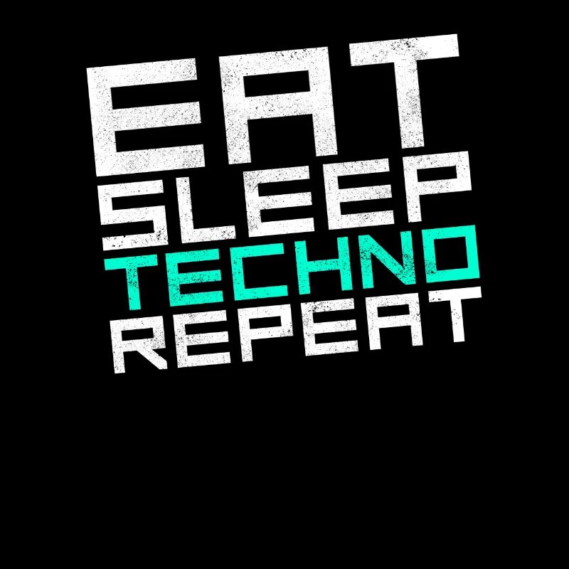 manger du sommeil techno répéter