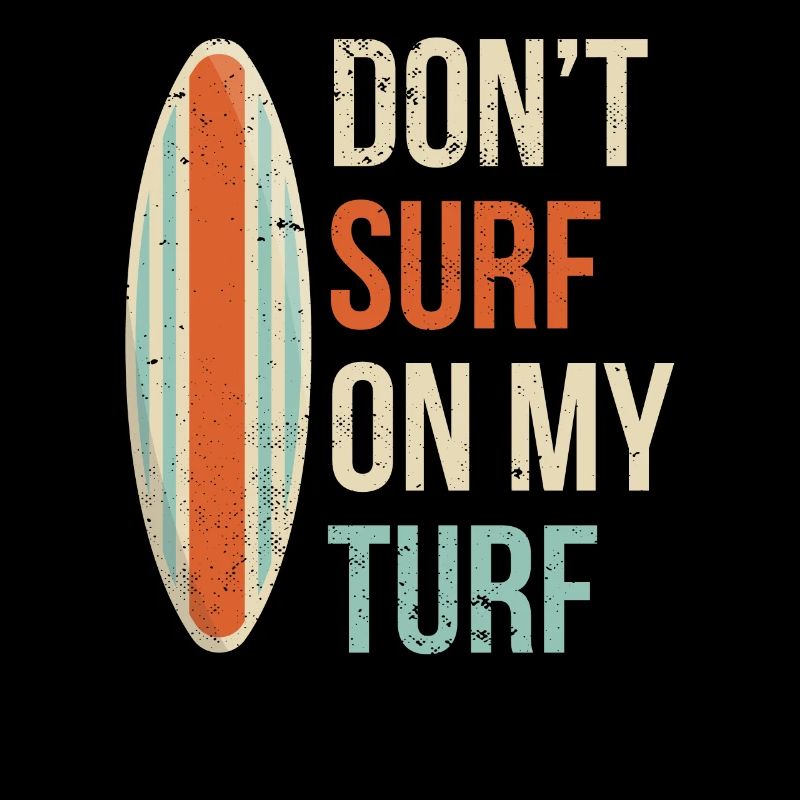 Ne pas surfer dans ma région Surfeur