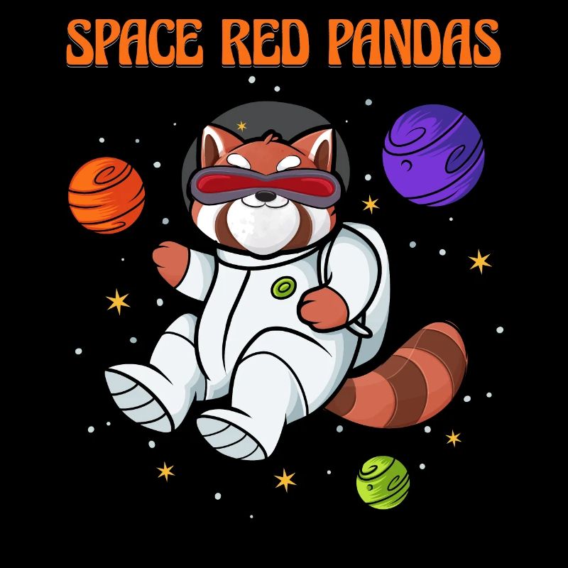 Pandas roux de l’espace