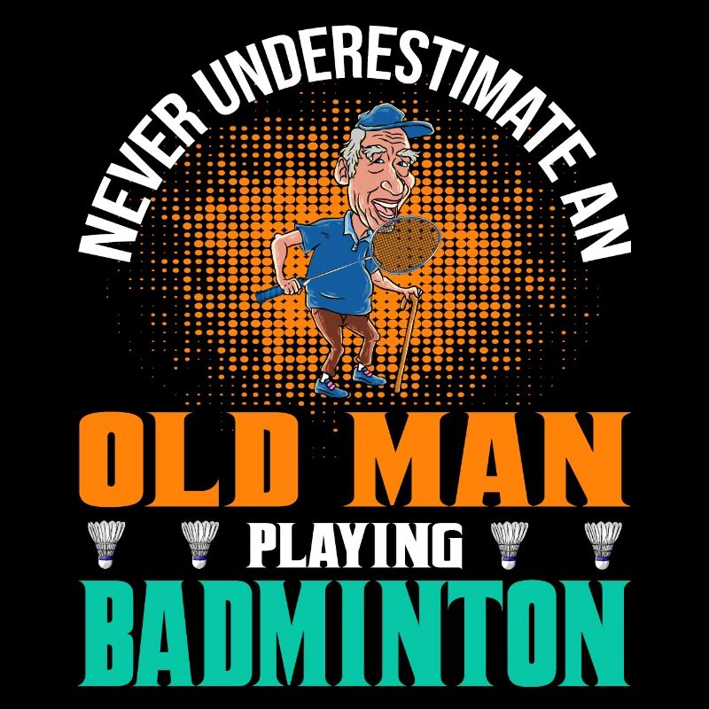 Cool Badminton Dad Badminton Player Father