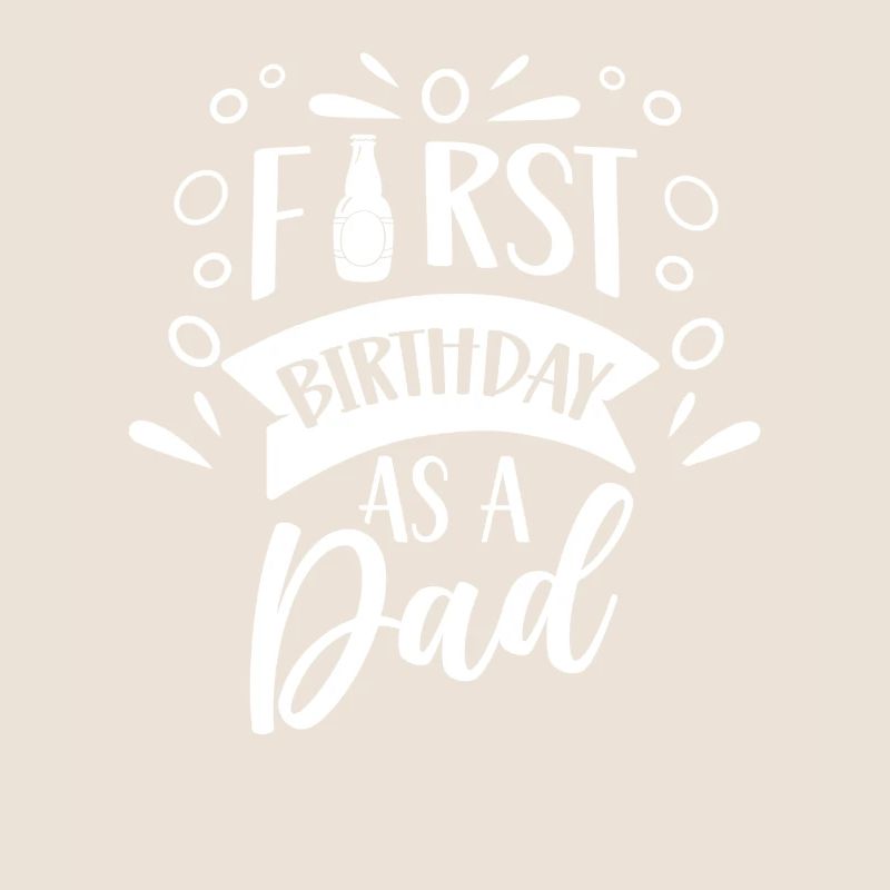 Erster Geburtstag Als Papa Papi Vater Party