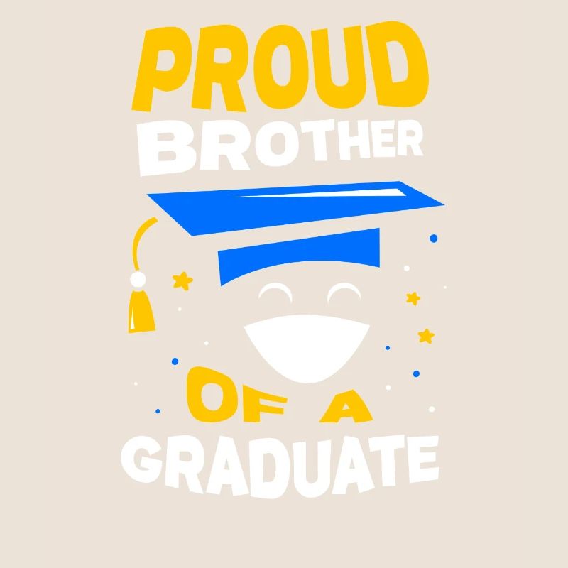 Stolzer Bruder Eines Absolventen Absolvent