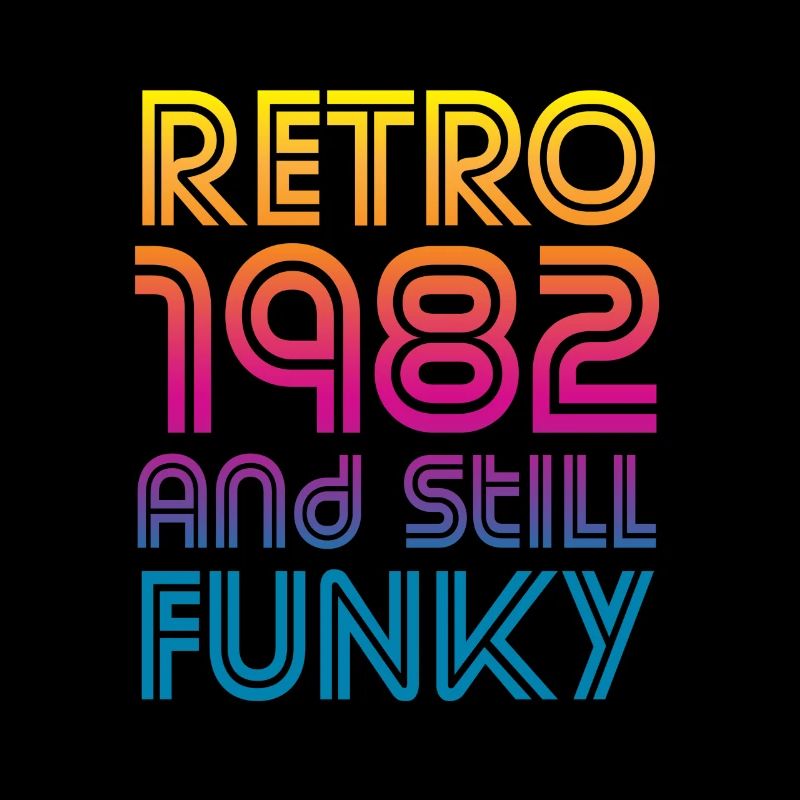 1982 Anniversaire rétro