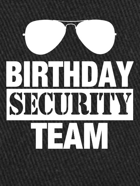 Sécurité d’anniversaire Équipe sécurité Sécurité