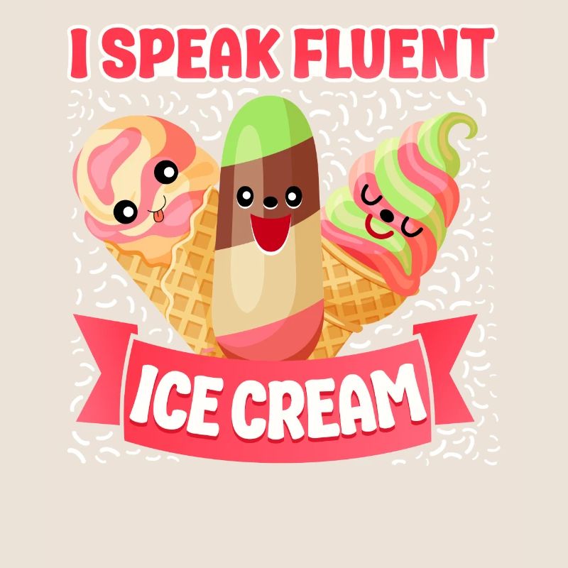 Cornet de crème glacée Popsicle Je parle