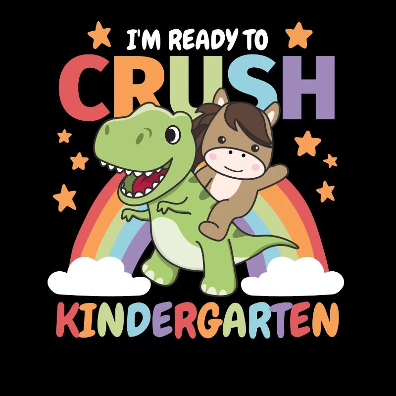 I'm ready to crush kindergarten kids T-Rex Pferd