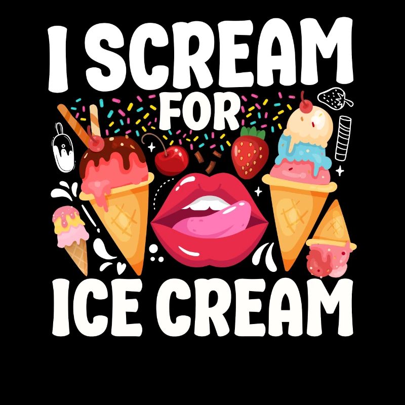Ice Cream Pun Cone Popsicle Mouth