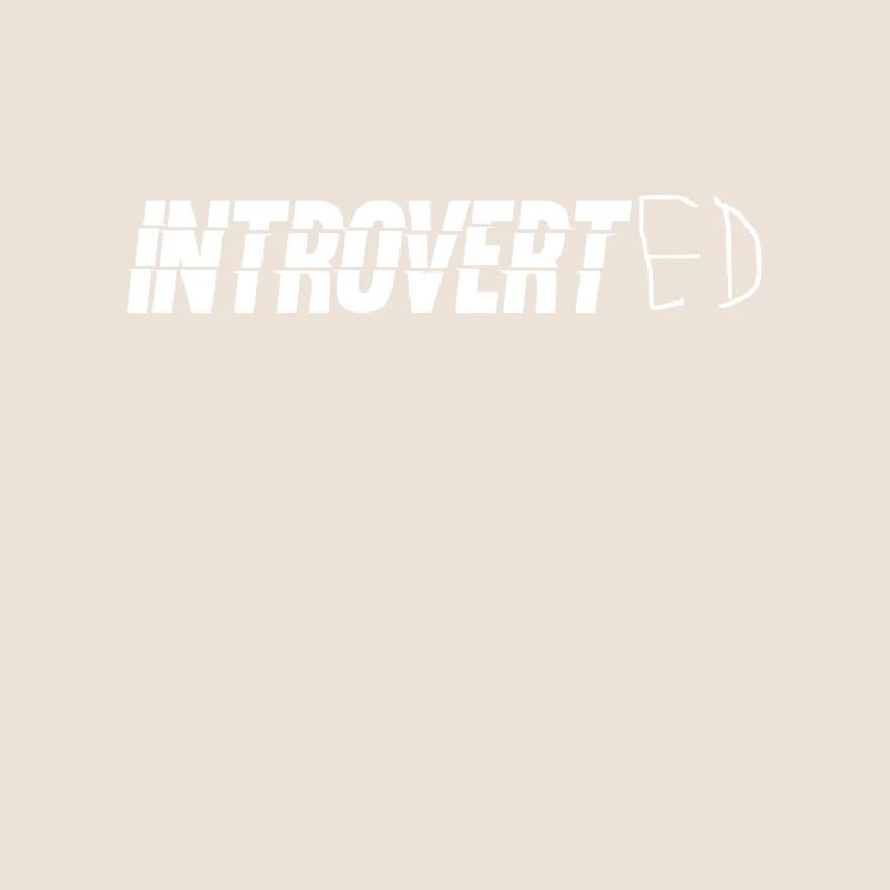Introvertiert Sarkasmus Introvertierter Schüchtern