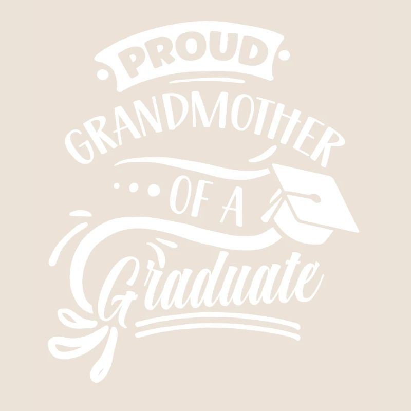 Stolze Großmutter Eines Absolventen Absolvent