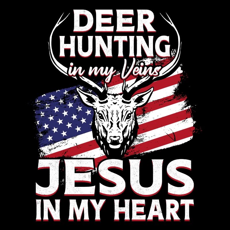 Chasseur de cerfs Buck Jesus