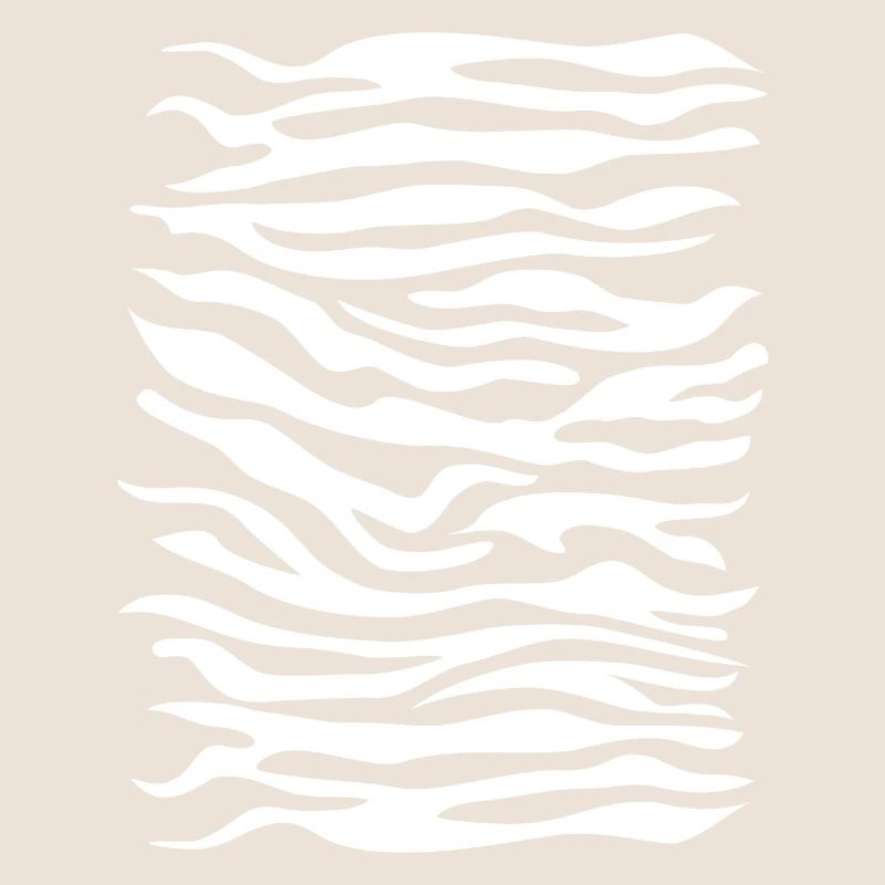 Zebra Muster weiss