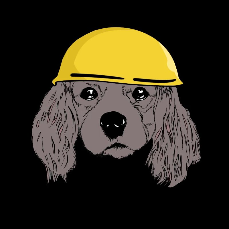 Dog Head Casque de sécurité de chien Chantier de construction Emploi commercial