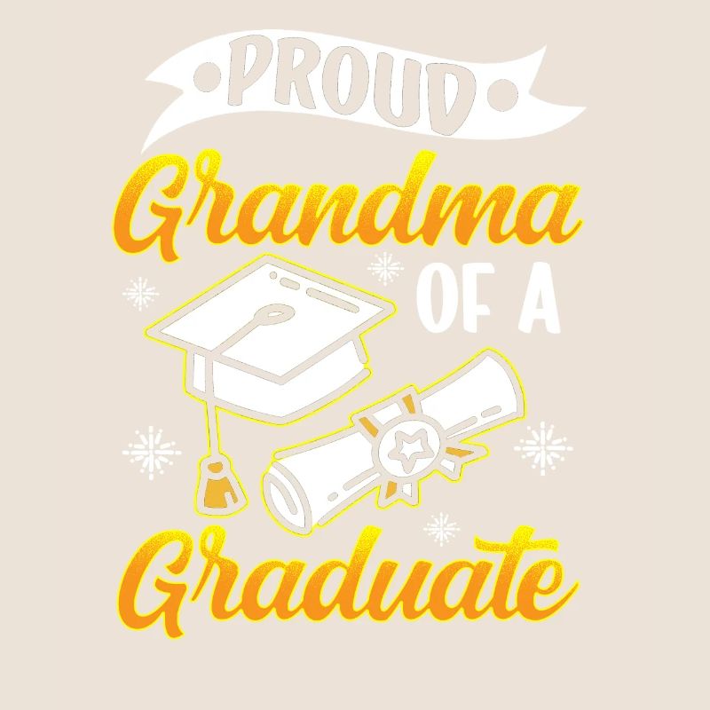 Stolze Großmutter Eines Absolventen Absolvent