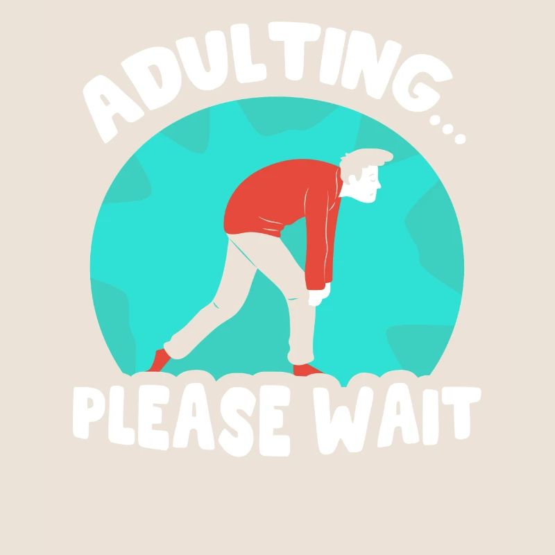 Erwachsen Werden Bitte Warten Geburtstag Pubertät