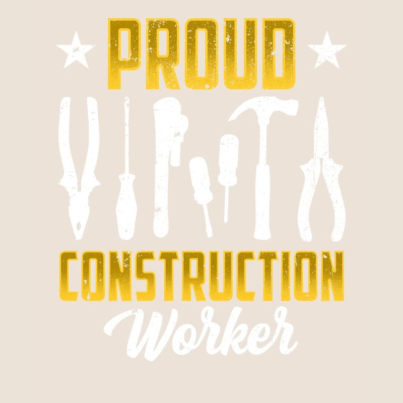 Proud Construction Worker Team Teamwork Construction Site Construction