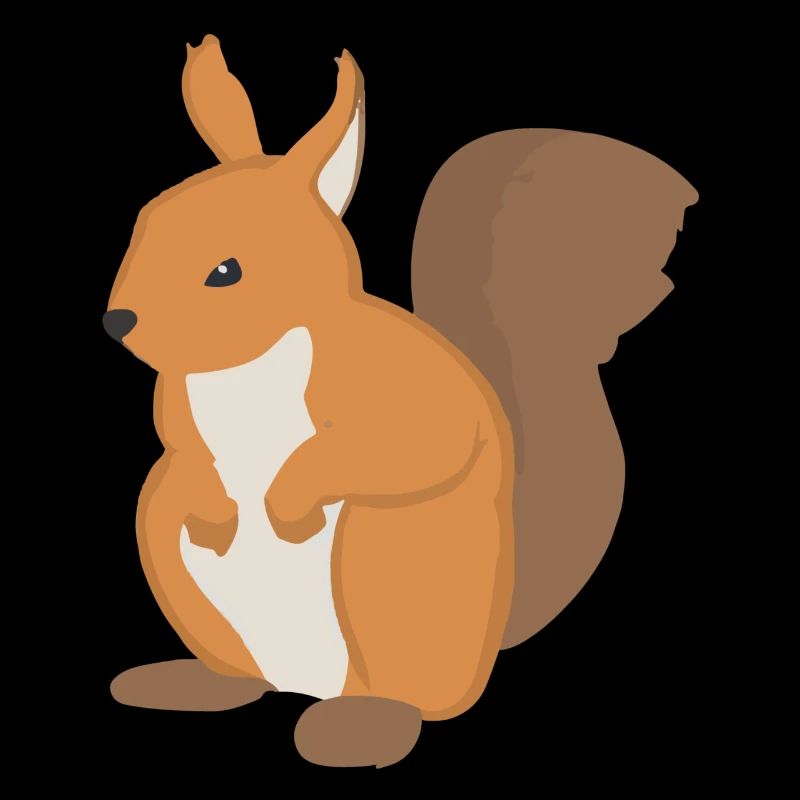 Idée cadeau d’illustration d’écureuil