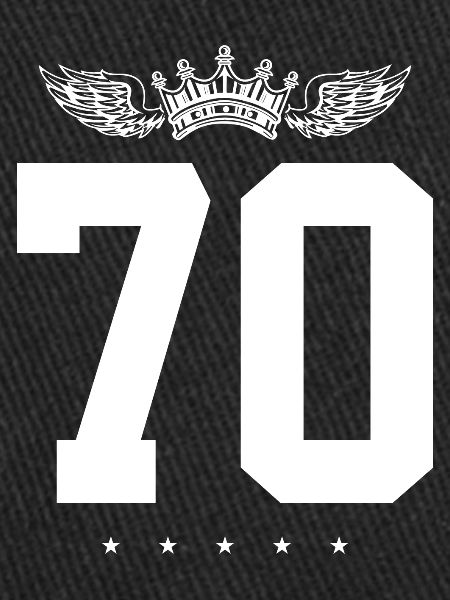 70 Number crown