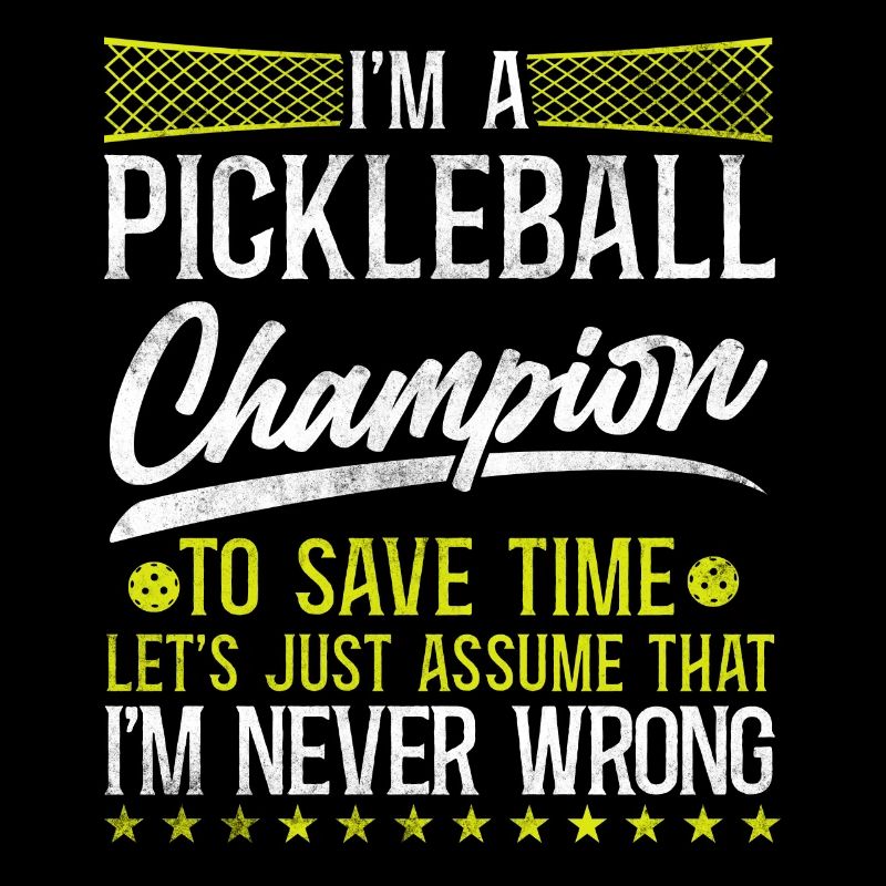 Pickleball Je suis un Pickleball