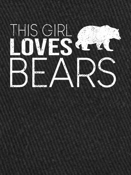 Cette fille aime les ours