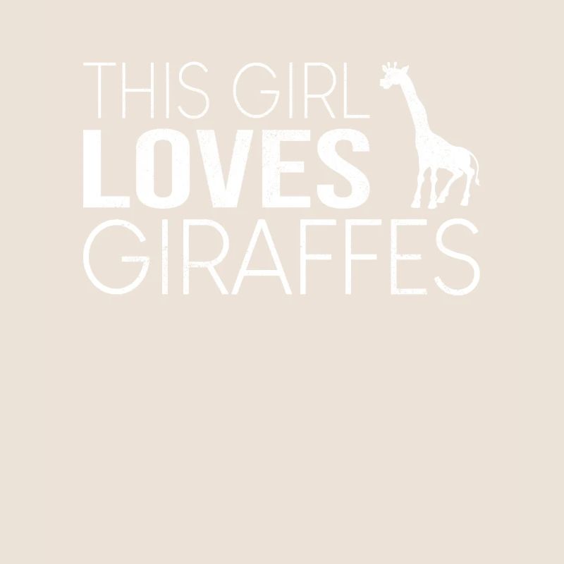 Mädchen Giraffe Spruch