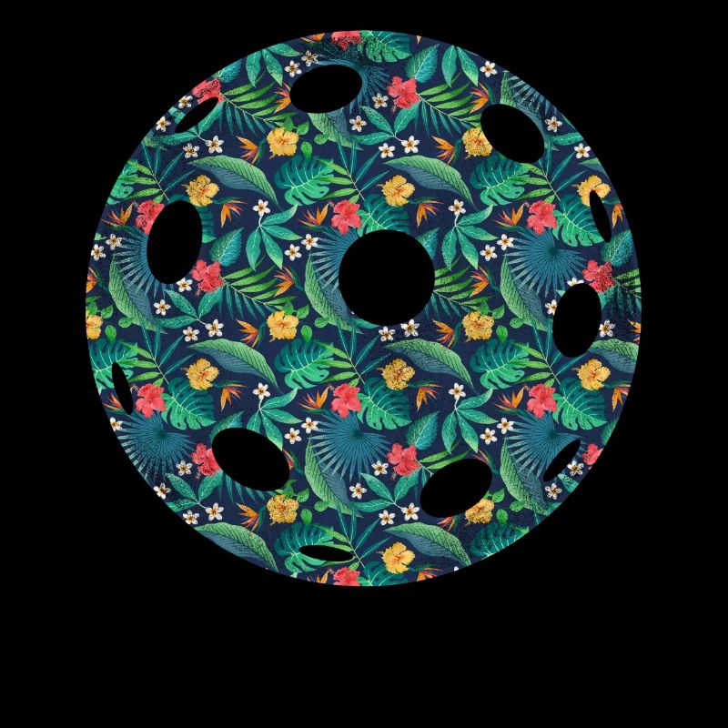 Fleur de pickleball florale