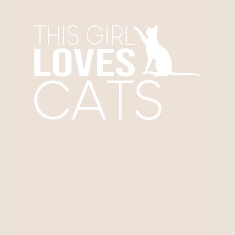 Mädchen Katze Spruch