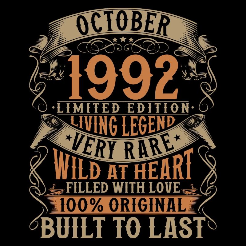 Octobre 1992 Cadeau d’anniversaire de naissance