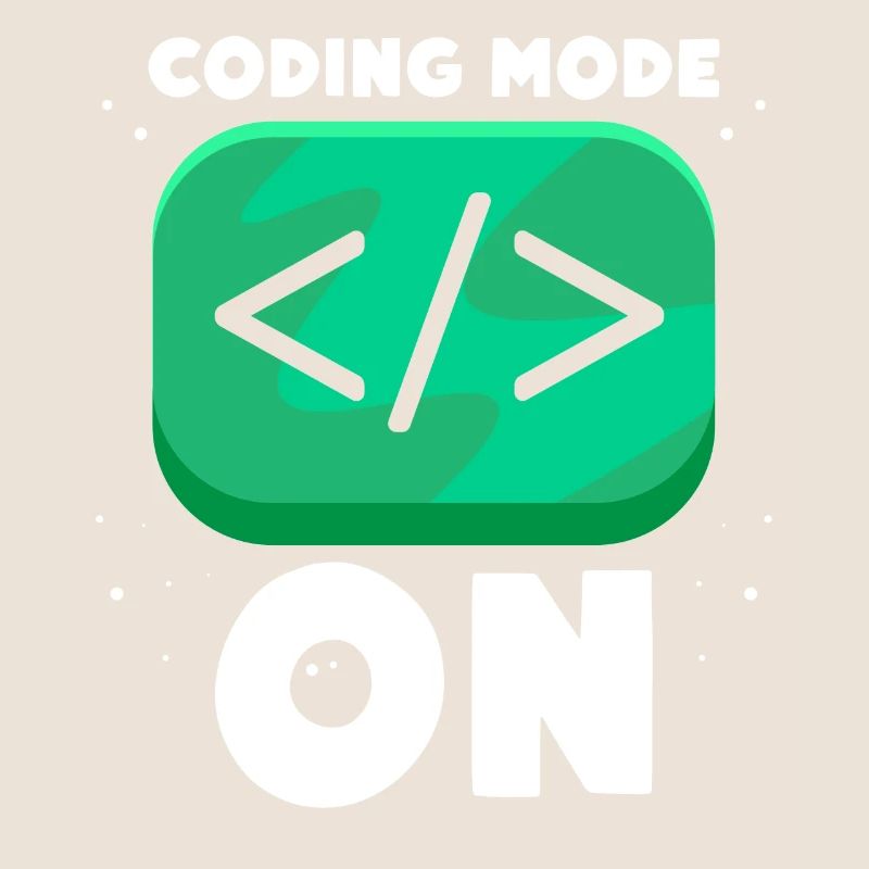 Programmiermodus Ein Programmierer Coding Coder