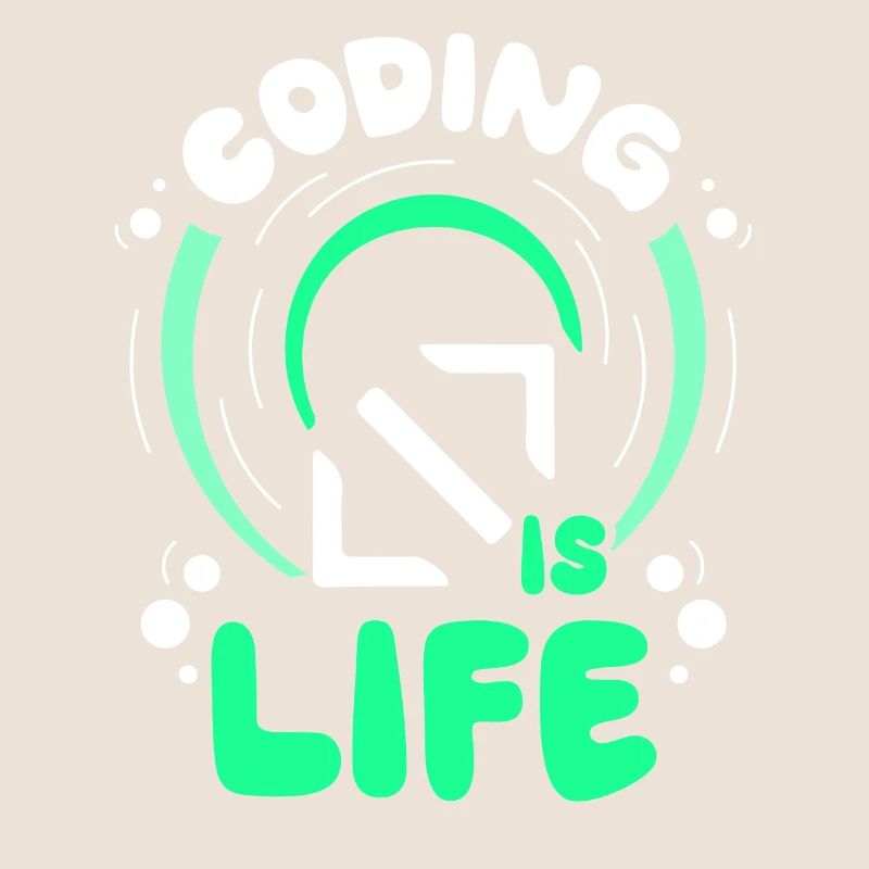 Coding Ist Leben Code Coder Programmierer