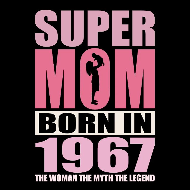 Mama Geburtstag 1967 | Super Mom
