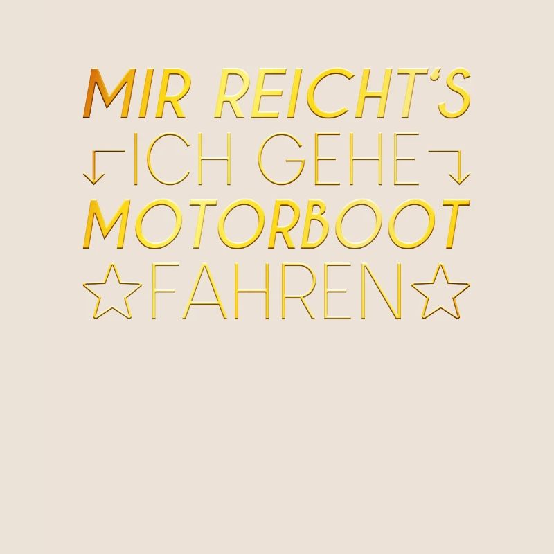 Motorboot Spruch