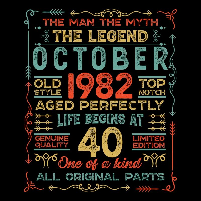 October 1982 - 40th birthday gift. Legend.