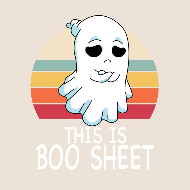 This is Boo Sheet Ghost Retro Halloween Costume