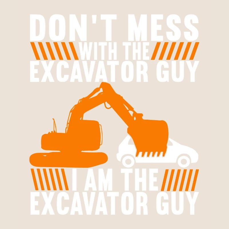 Baustelle Bagger Baggerfahrer