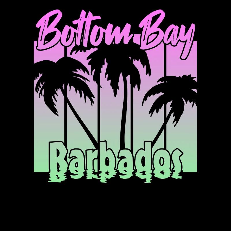 Vintage Bottom Bay Barbados Sunset