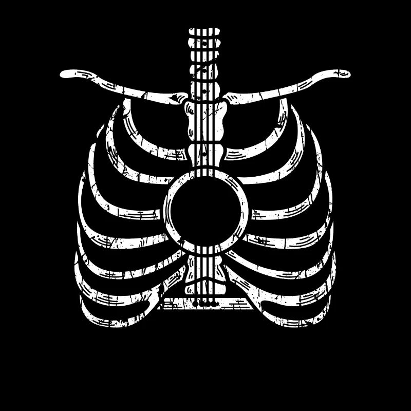 Guitar Skeleton Country Singer Gift