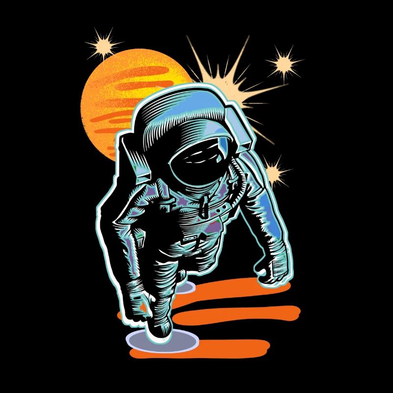 Astronaute - Galaxies spatiales