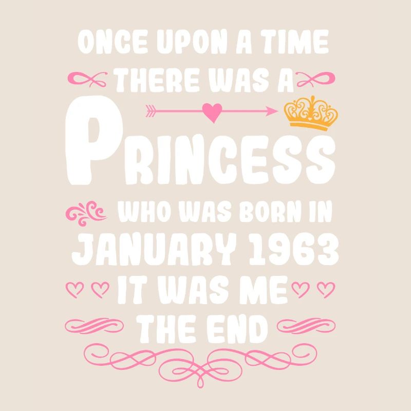 Es war einmal eine Prinzessin. Januar 1963 Geburts