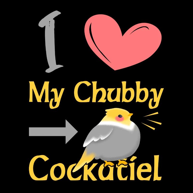 J’aime mon cockatiel potelé