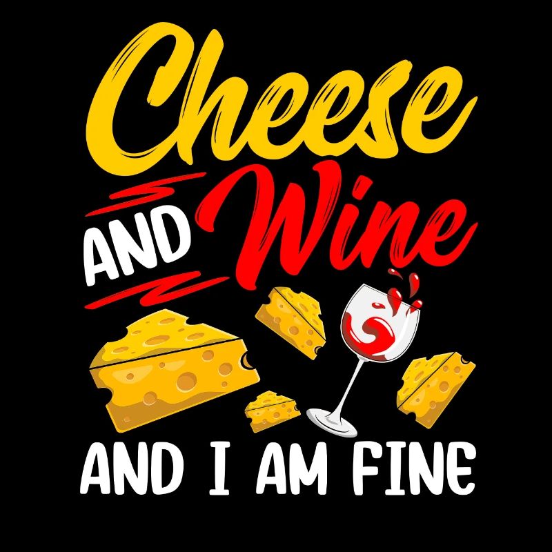 Cheese and wine and I'm fine lover love