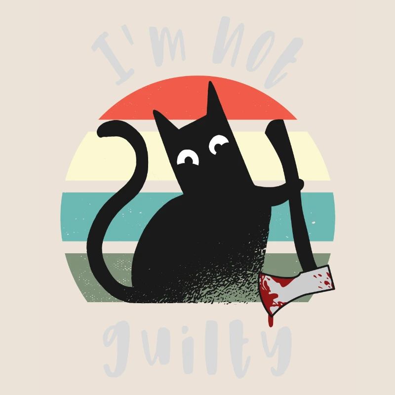 Ich bin unschuldig, Katze mit Axt