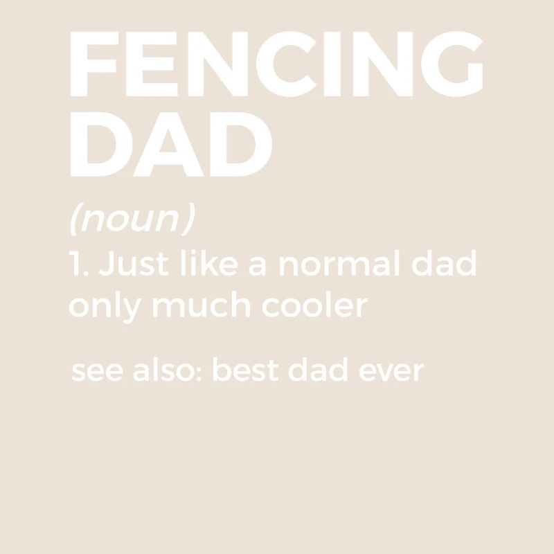Fencing épée fencing duel gift idea