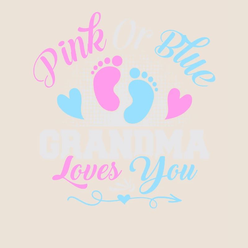 Rosa oder blaue Oma liebt dich Geschlecht enthülle