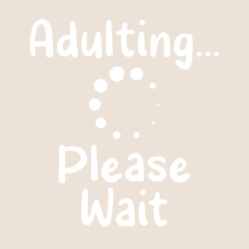 Erwachsen Werden Bitte Warten Pubertät Geburtstag