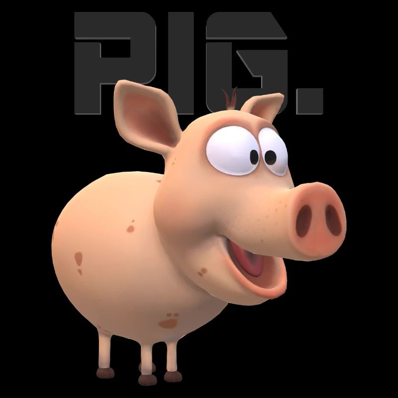 Animal cochon drôle