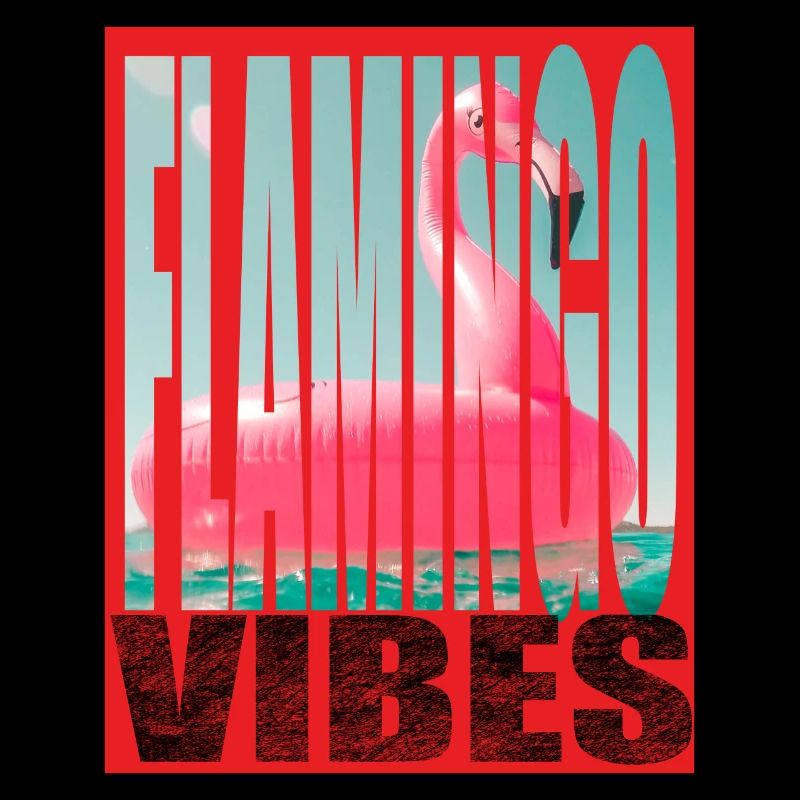 flamingo tshirt design