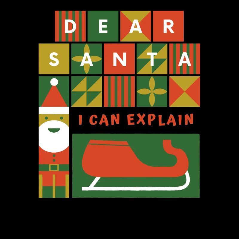 Dear Santa I Can Explain Funny Christmas Gift