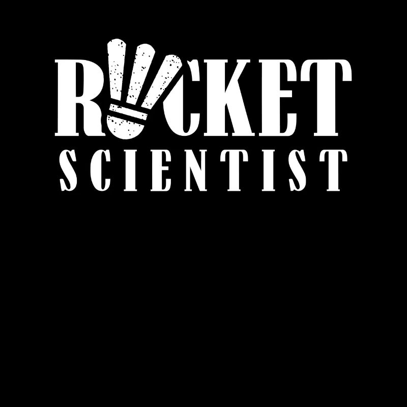 Schläger Wissenschaftler Racket Scientist