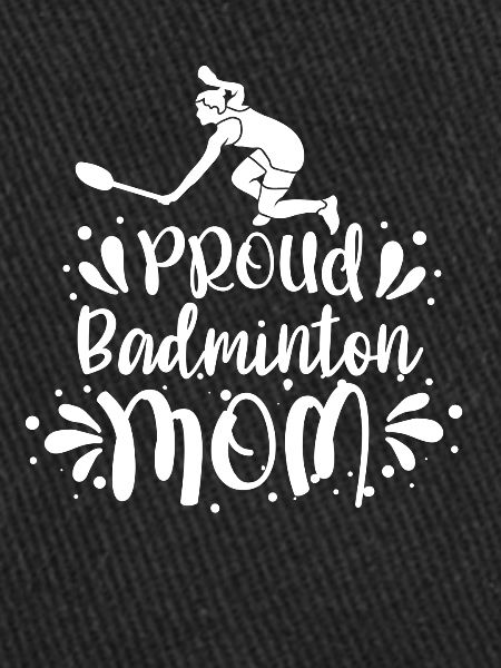Fière mère de badminton Badminton