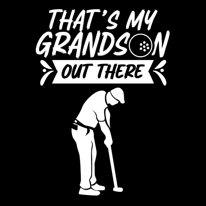 This is my grandson out there playing golf